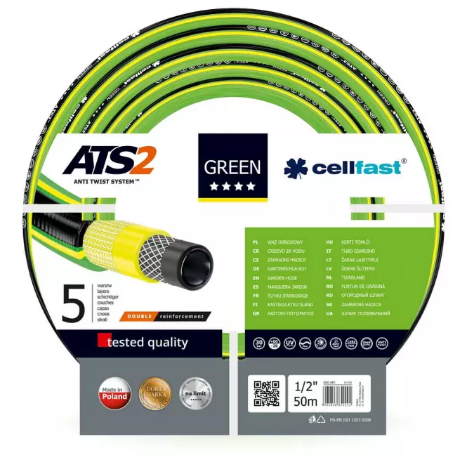 Wąż ogrodowy Green Ats 5 warstw 1/2 50mb 15-101