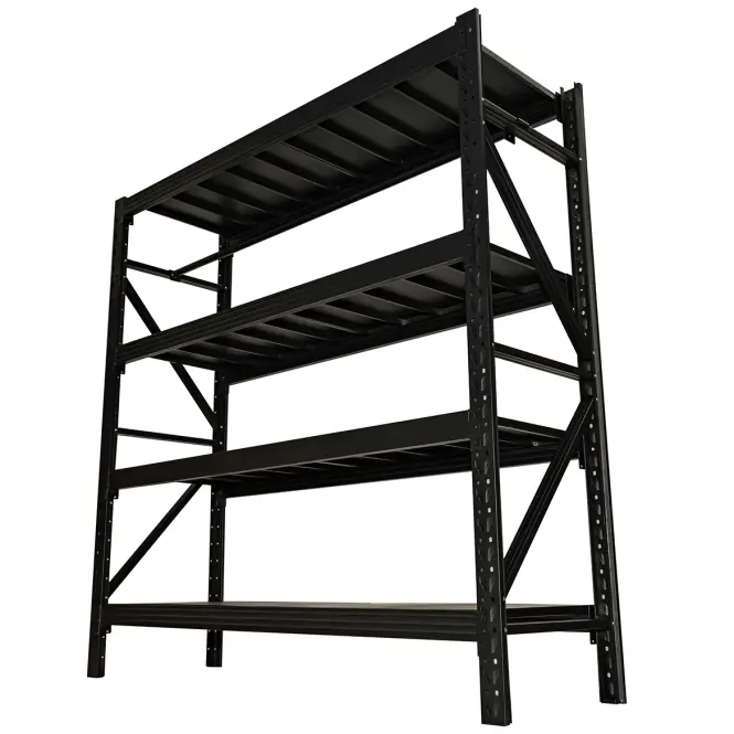 Regał magazynowy metalowy Strong 200x200x60 cm 4 półki/500 kg
