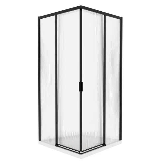 Kabina prysznicowa kwadratowa Eter 80x80x190 black