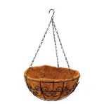 Kwietnik wiszący z wkładem kokosowym 30x30x15 ES33003