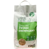 Casti żwirek drewniany uniwersalny zapach naturalny 7 l