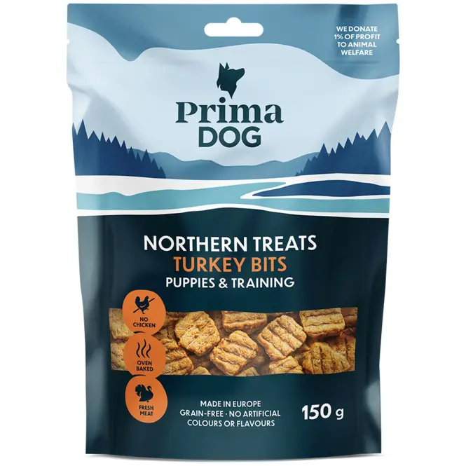 Northern Treats Bits indyk dla szczeniąt 150 g