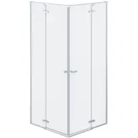 Kabina kwadratowa Beta2 90x90x195 chrom