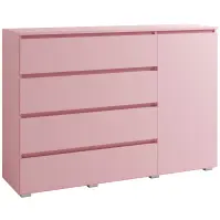 Komoda 4s1d Cosmo C05 Różowy