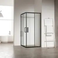 Kabina kwadratowa Atlas 90x90x210 black