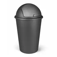 Wiadro na śmieci z klapką Push Can 50 l ø40 x h 68 cm mix