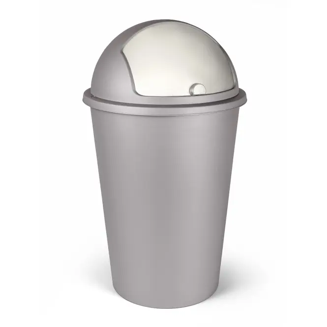 Wiadro na śmieci z klapką Push Can 50 l ø40 x h 68 cm mix