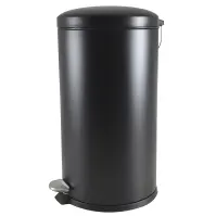Kosz na śmieci 40 l czarny mat