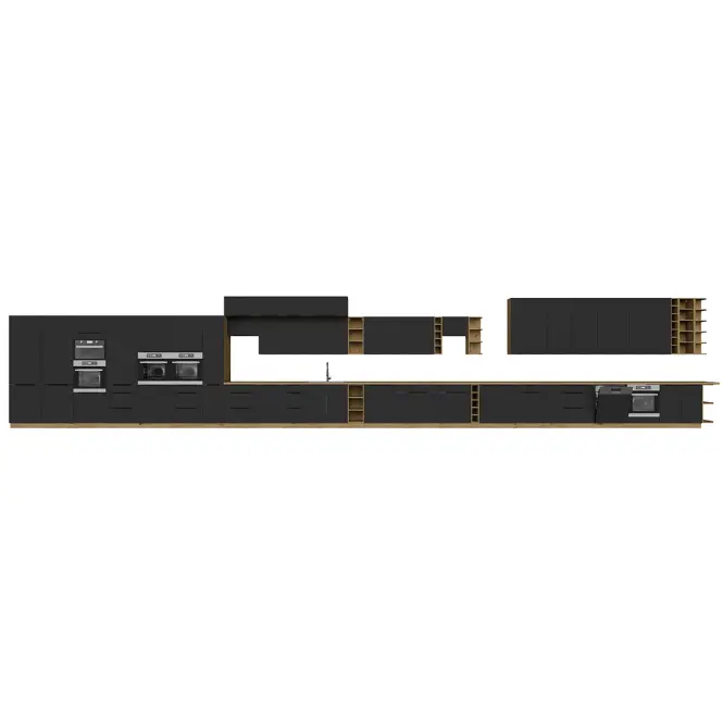 Szafka Kuchenna Aria-Bl/Ar Anti Fingerprint 40d 3s Bb,10