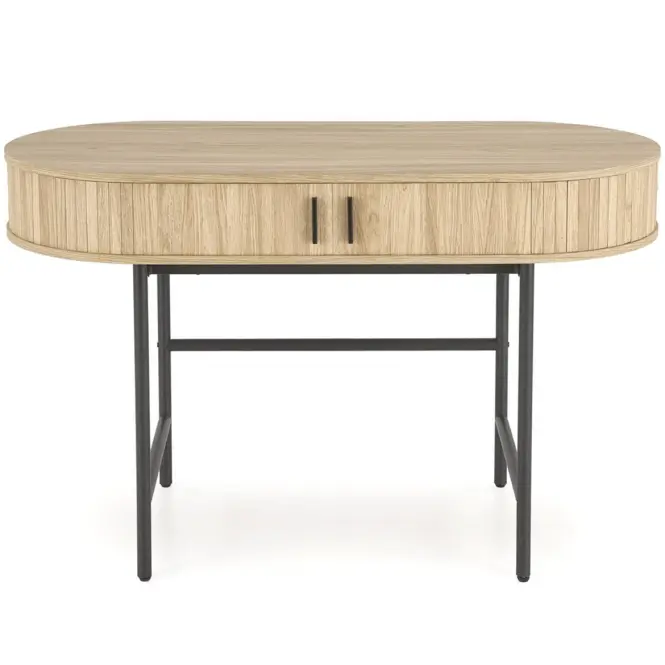 Biurko B-51 naturalny/czarny