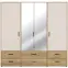 Szafa Mokkaro  Moks846-M802  2d2lud6sz Piaskowy/Dąb Mauvella,4
