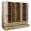 Szafa Mokkaro  Moks846-M802  2d2lud6sz Piaskowy/Dąb Mauvella,6