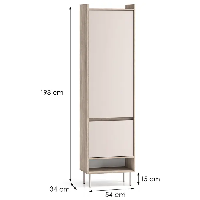 Szafa Voco 01 dąb cremona/cashmere