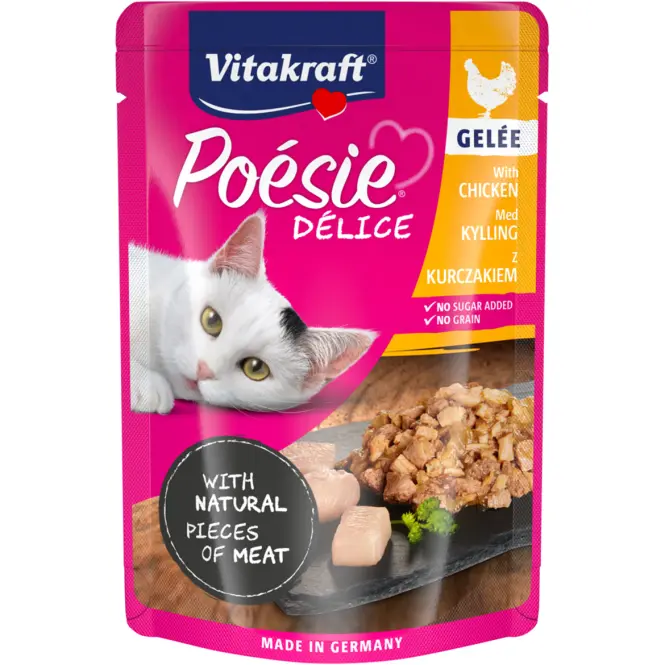 Poesie Delice Gelee kurczak 85 g dla kota