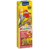 Kracker 2 szt dla średnich papug figi/migdały