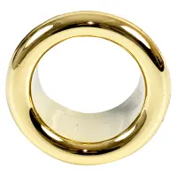 Rozeta umywalkowa złota fi 19mm