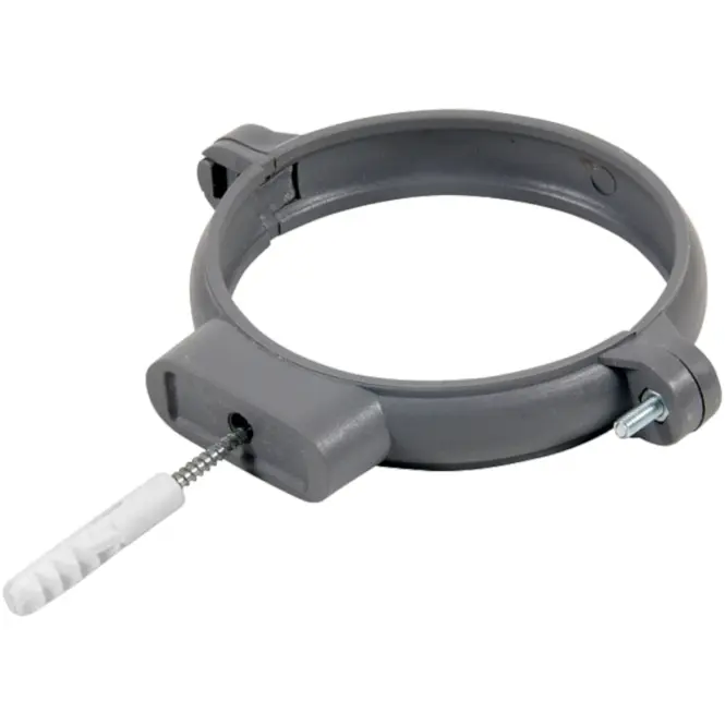 Uchwyt do rur 110 mm szary