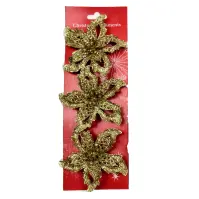 Poinsetia 9cm 3szt mix 41804
