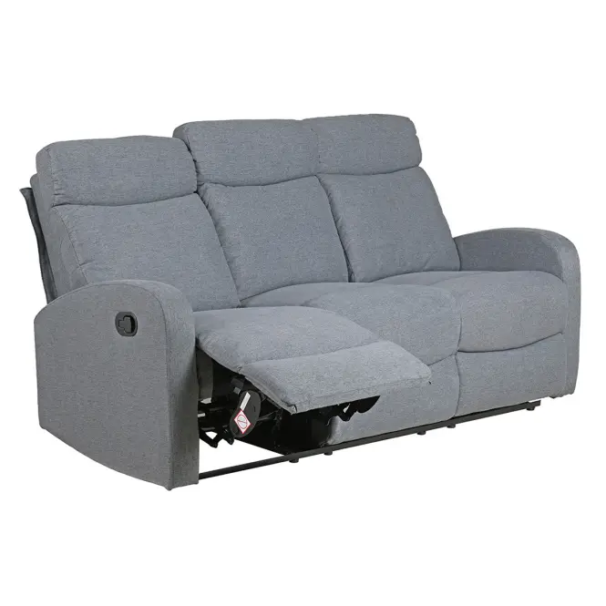 Sofa Sophie 3S szara z funkcją relax