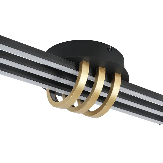 Lampa Olaf black AC-OL403LBL LED PL1