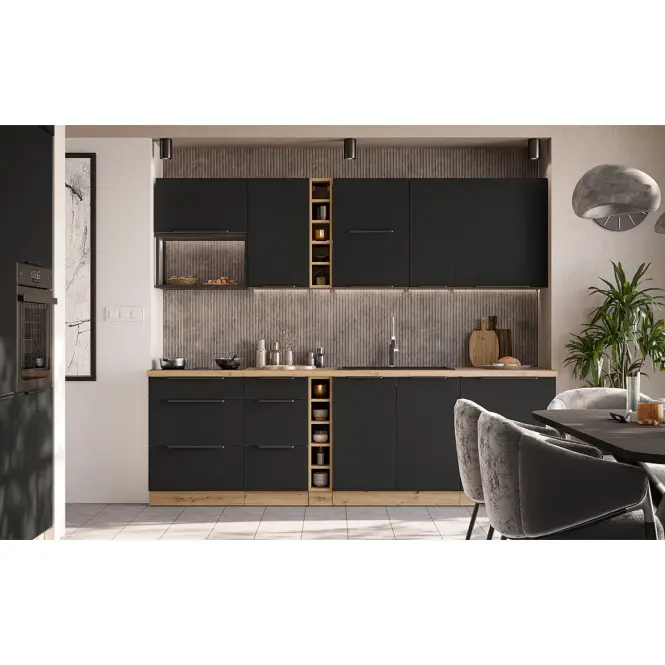 Kuchnia Aria BL/AR 255 cm bez blatu