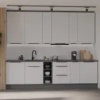 Kuchnia Aria WH/ANT 300 cm bez blatu