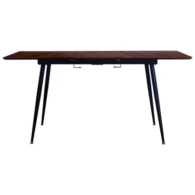 Stół Rozkładany Remy 120/160x80 12526 Dąb 8078-75/Czarny