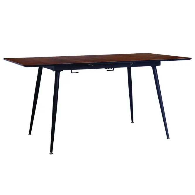 Stół Rozkładany Remy 120/160x80 12526 Dąb 8078-75/Czarny