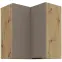 Szafka Kuchenna Aria-Ta/Ar Anti Fingerprint 60x60 Gn-72 2f (90°)