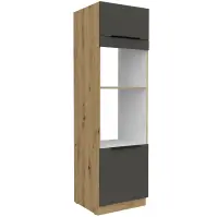 Szafka Kuchenna Aria-Gr/Ar Anti Fingerprint 60dpm-210 2f