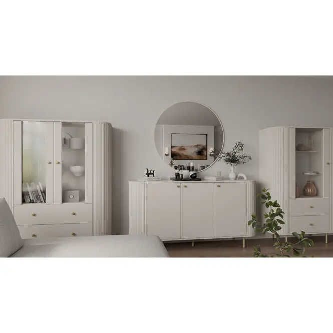 Witryna Ovalio 112  1f 2s Beż Piaskowy,8