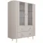 Witryna Ovalio 122  2f 2s Beż Piaskowy,2
