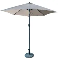 Parasol półkolisty Modena 270x135 cm YQ-108 beige