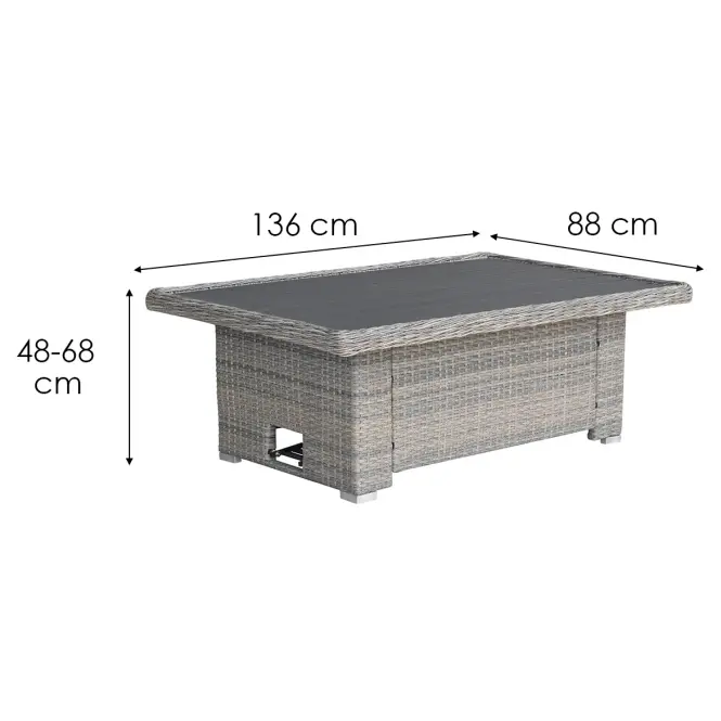 Komplet mebli ogrodowych Bjerka 13275 grey