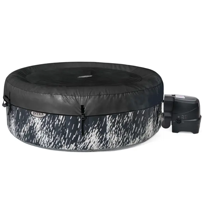 Jacuzzi ogrodowe z hydromasażem Spa 1.96x0.71m Glow Deluxe Bubble S2 28494NP