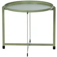 Stolik ogrodowy Havana okrągły 47 cm green