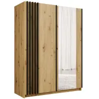 Szafa Bayadero 10 III artisan/czarne lamele