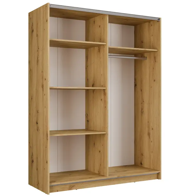 Szafa Bayadero 10 III artisan/czarne lamele