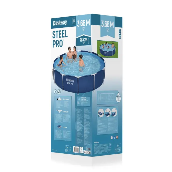 Basen stelażowy z pompą 3,66 x 0,76 m BESTWAY 56681