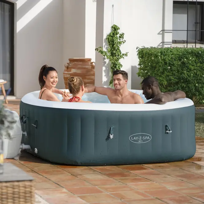 Jacuzzi ogrodowe z hydromasażem SPA IBIZA 1,8 x 1,8 x 0,66 m  AirJet™ BESTWAY 6002U