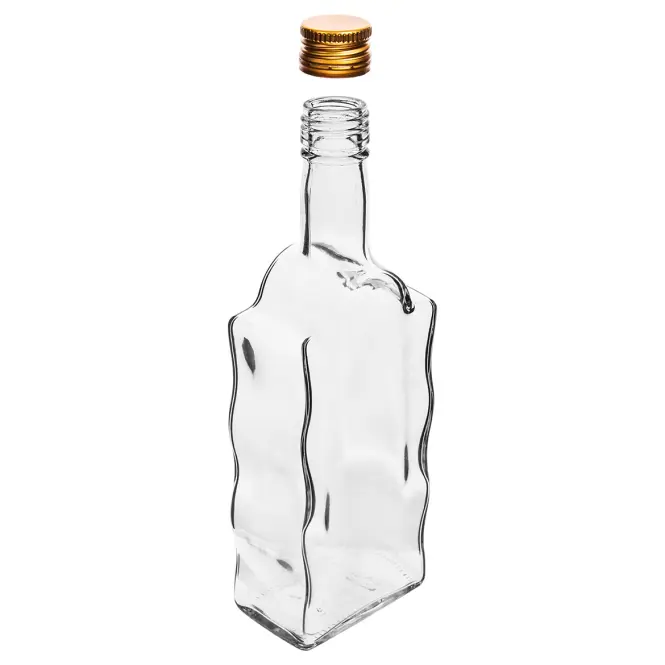Butelka klasztorna 500 ml z zakrętką  biała - 6 szt.
