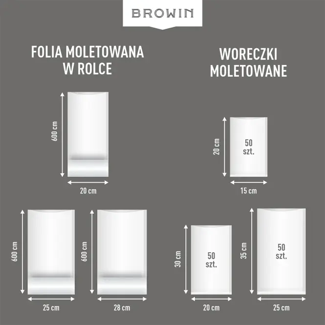Folia do zgrzewarki próżniowej - rękaw 25x600