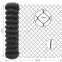 Siatka pleciona 1,5x10 m 3,1 mm 60 mm antracyt GMC1510G,2