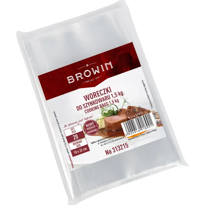 Woreczki foliowe do szynkowara 1,5 kg – 20 szt