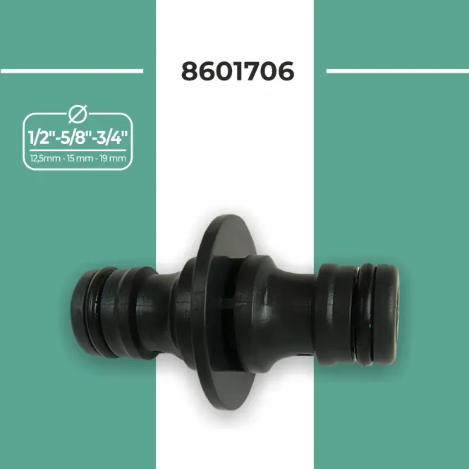 Łącznik dwójnik 1/2-5/8˝, 3/4˝ AM5804