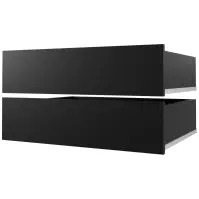 Komplet Szuflad ( 2 Szt. )GŁ62 250 Czarny