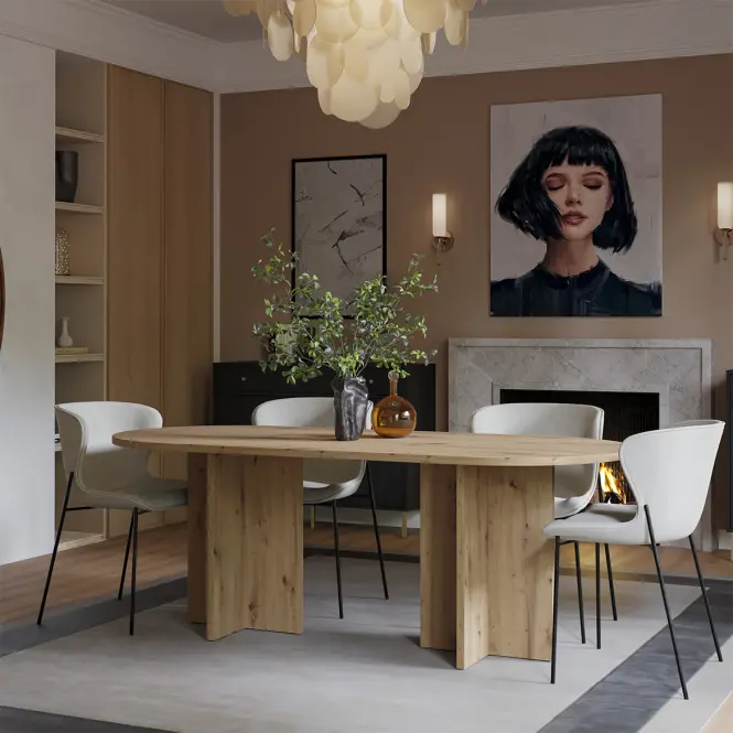 Stół Loen 204x90 Dąb Artisan