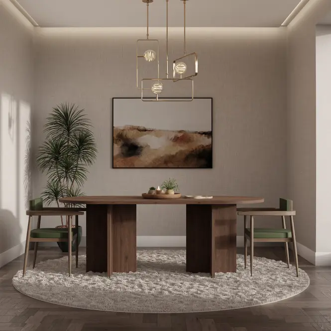 Stół Loen 204x90 Orzech Okapi