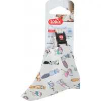 Obroża dla kota z bandaną wzór koty i myszy Chatouille