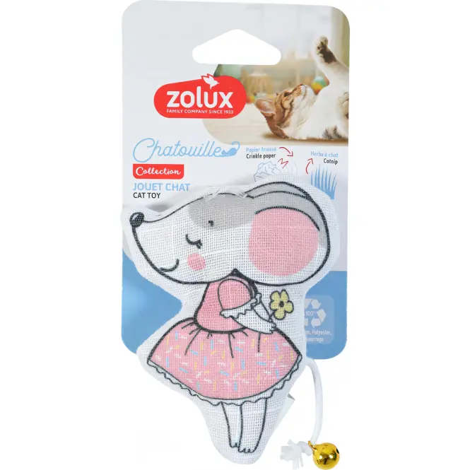 Zabawka dla kota dzwonek kocimiętka tutu Chatouille 11 cm